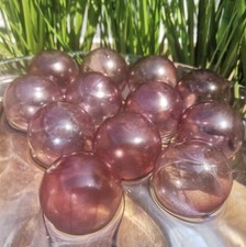 10 x Lila Klar 4cm wie Seifenblasen Dekokugel Glaskugel Kugel Glas Schwimmkugeln