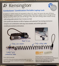 Kensington MicroSaver Notebook Lock - Lot of 8