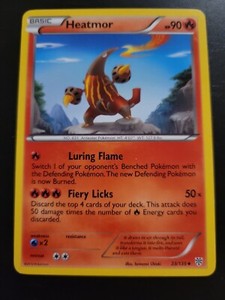 Pokemon TCG Card 2012 Plasma Storm - Heatmor 23/135