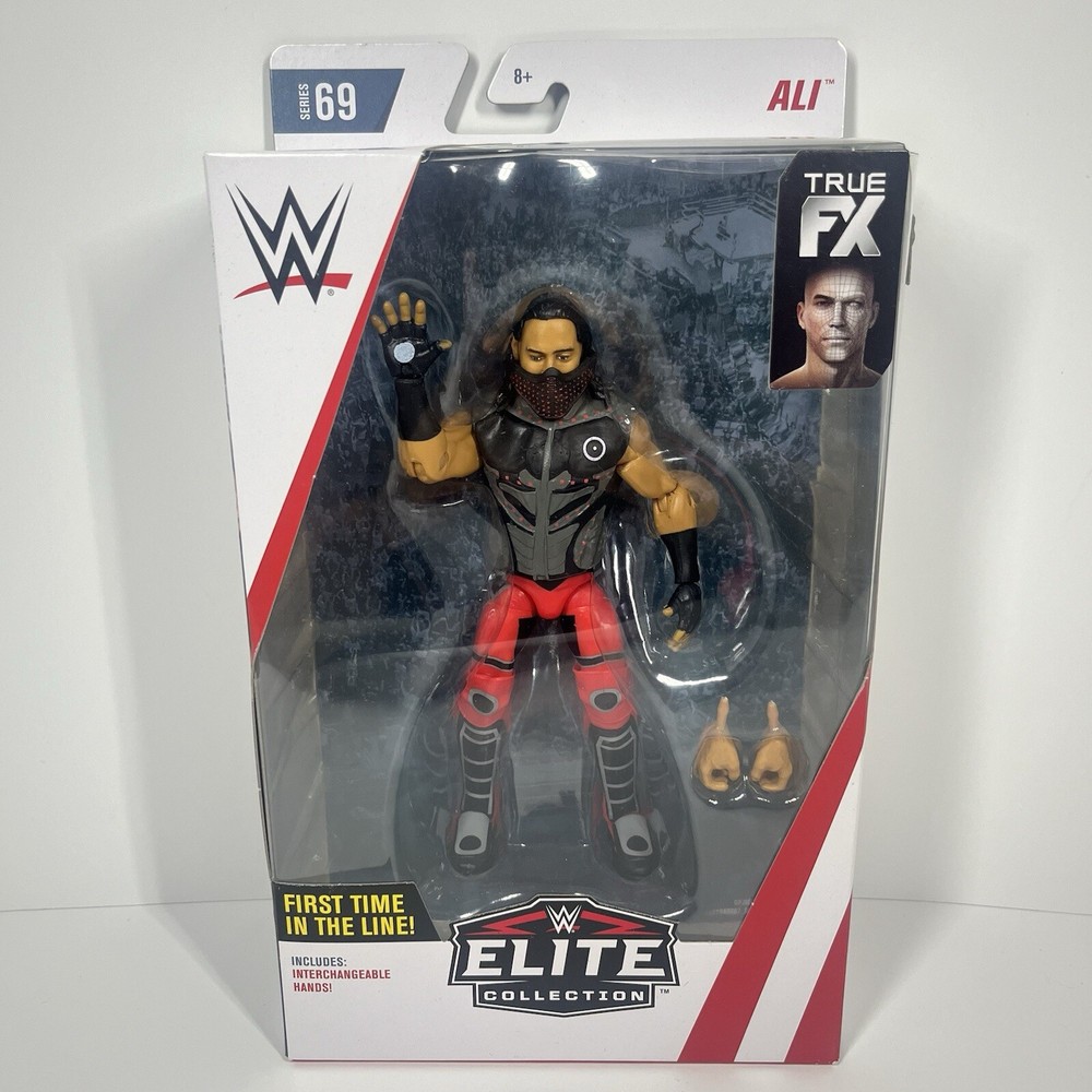Mattel WWE Elite 69 Mustafa Ali (Red Attire) CHASE