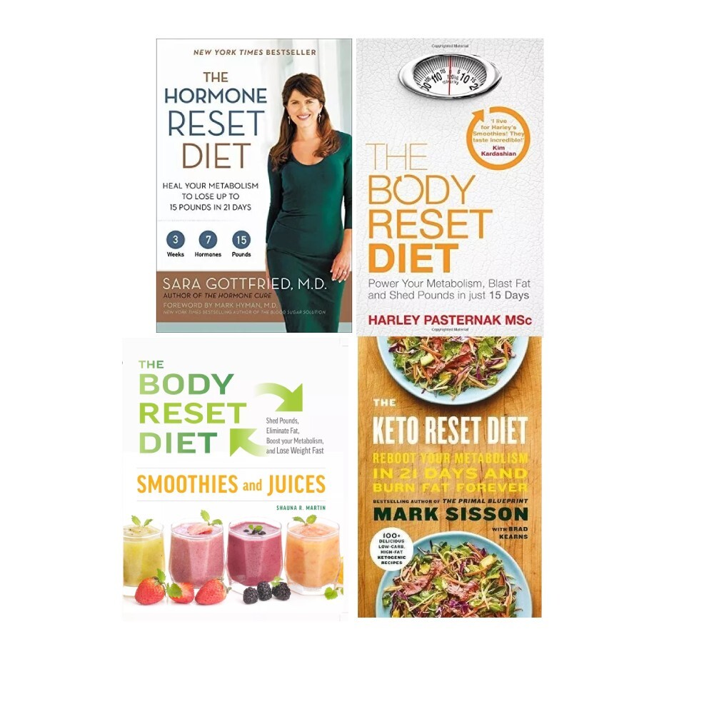 Hormone and keto and body reset diet smoothies 4 books collection set Paperback