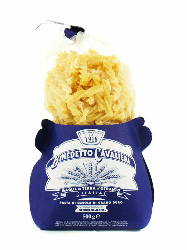 Paste Benedetto Cavalieri - Fusilli - 6 Pieces Of 500gr (3Kg) Paste Craft