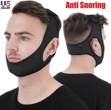 Anti Snore Chin Strap Stop Snoring Sleep Apnea Belt Jaw Support solution Safety