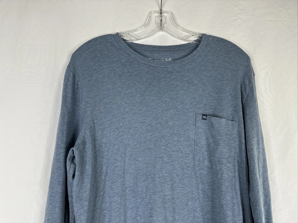 Camiseta Travis Mathew Manga Larga Para Hombre Talla M Azul Palmeras Golf Playa Foto 2 de 4