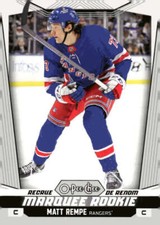 2024-25 O-Pee-Chee #574 Matt Rempe RC Rookie New York Rangers Hockey Card NM-MT