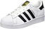Adidas uomo Originals bianche Superstar pelle in ginnastica da Scarpe per nere strisce con Fq7wE