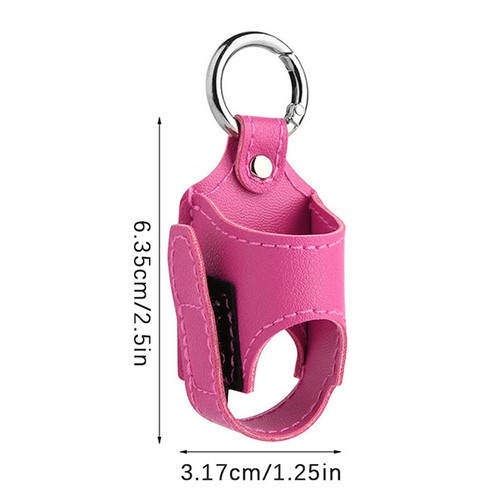 Inhaler Case Holder PU Leather Storage Case With Metal Buckle For Inhaler - Photo 3/18