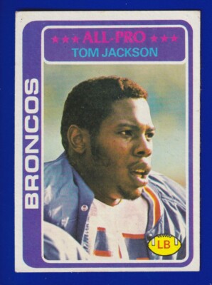 TOM JACKSON ROOKIE broncos 1978 TOPPS # VG-EX+ NO CREASES