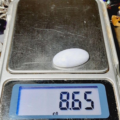 8.65ct Natural Untreated Lavender Jadeite Loose Stone Oval Cabochon Cut L:20mm - Picture 16 of 20