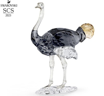 NIB Swarovski Elegance of Africa SCS Ostrich Makena Crystal Figurine #5636302