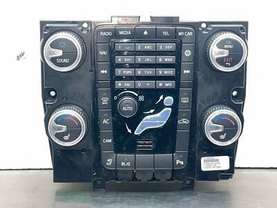 2015 Volvo S60 OEM Radio & Auto Heater A/C Climate Control Panel 31398587 14-18