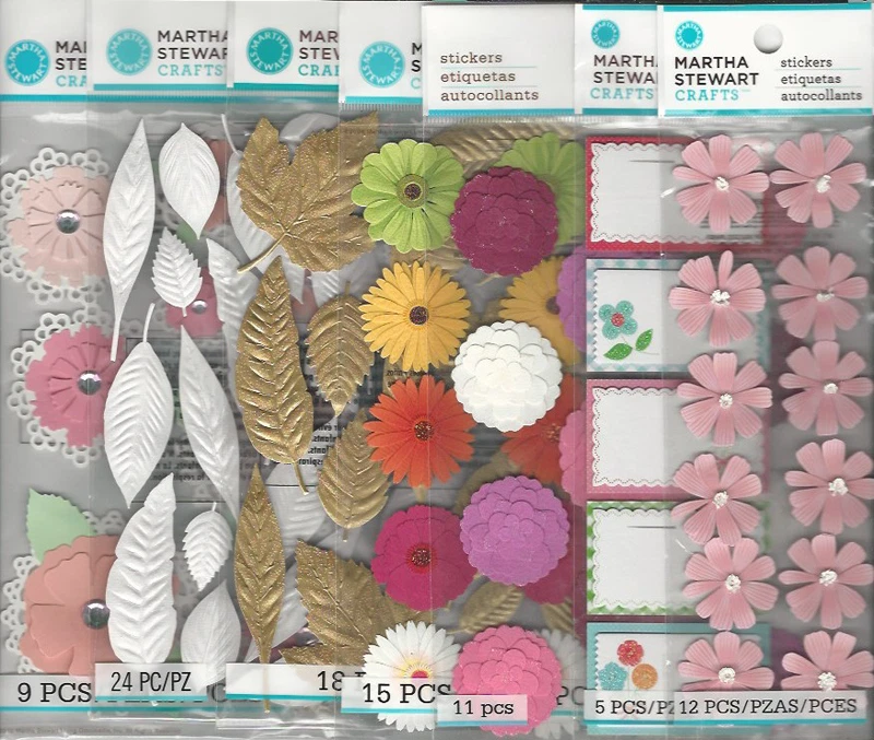 Martha Stewart Flower Stickers
