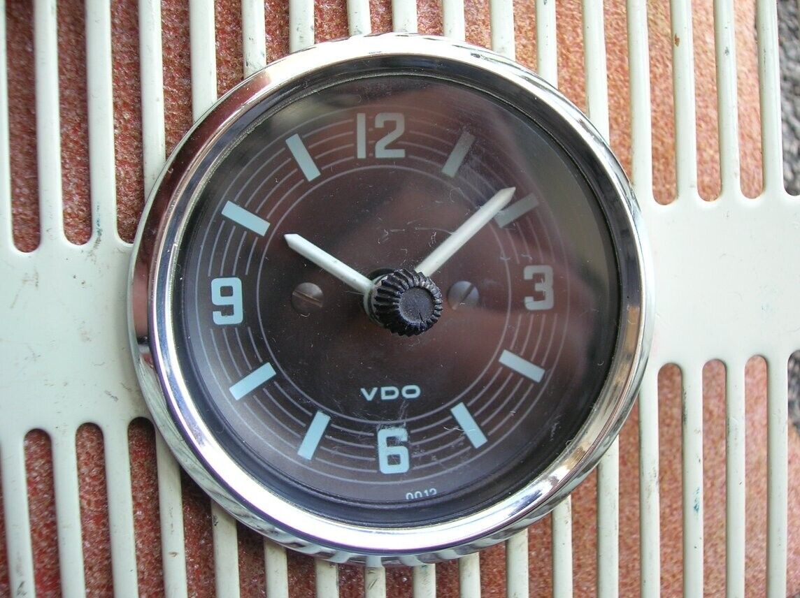 6V VOLKSWAGEN CLOCK VW KIENZLE VDO BUG BEETLE COX GRILL 6V VOLKSWAGEN CLOCK VW KIENZLE VDO BUG BEETLE COX GRILL
