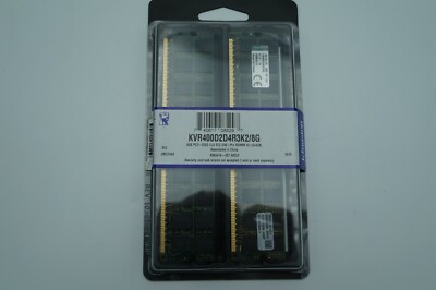 Kingston valueram memory 8gb (2x 4gb) dimm 240pin ddr2 400mhz / pc2-3200 - cl3 1.8v geregistreerd - ecc (740617085297)