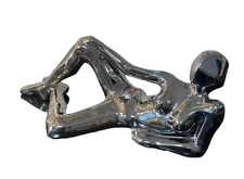 Ceramic Jaru Cubist Sculpture, Reclining Nude Female Figure , Mid Century