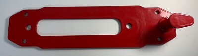 2018-2024 JEEP WRANGLER GLADIATOR RUBICON JL OFFSET FRONT WINCH HOOK MOUNT RED