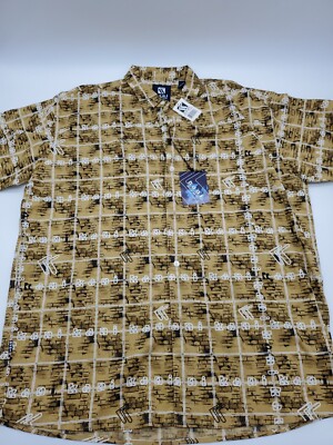 Vintage Kani Jeans Button Up Shirt Mens XLarge AOP Rare NOS..#4019