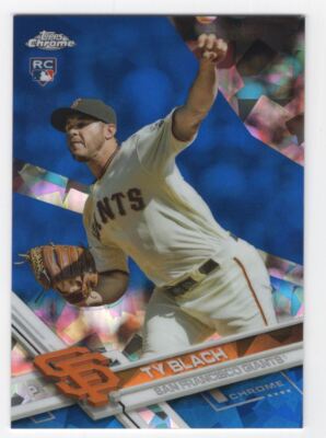 2017 Topps Chrome Sapphire Edition Print Run 250 Ty Blach #625 San Francisco