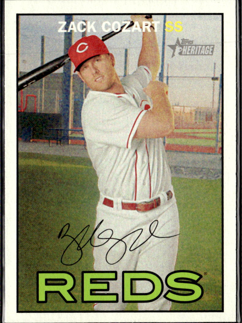 2016 Topps Heritage Zack Cozart Cincinnati Reds #329  3 Card Lot