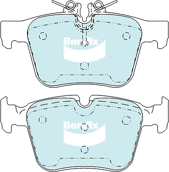 Bendix Rear Brake Pads DB2404-EURO - Picture 2 of 2