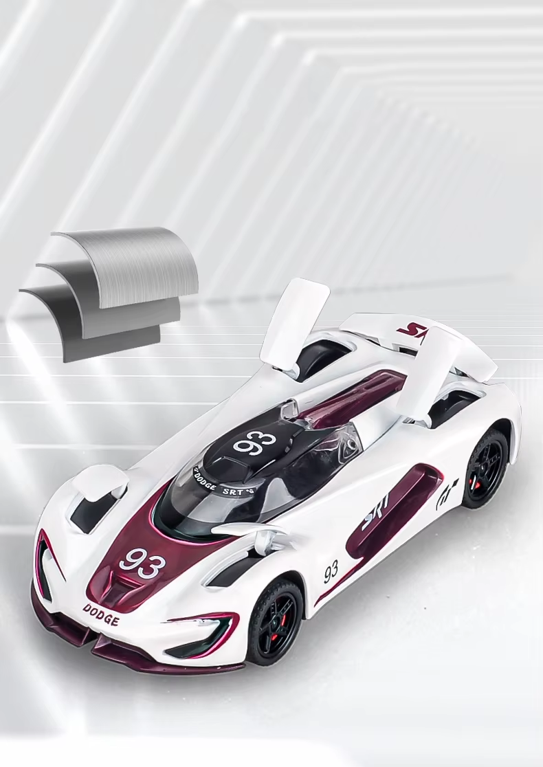 1:32 Dodge Tomahawk SRT V10 Concept Sports Car Alloy Metal Diecast