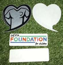 Euro EM 2024 Herz + Foundation Patch Matchworn Size für DFB Deutschland Trikot