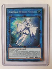 Yuki-Onna, Die Eisige Mayakashi HISU-DE037 Secret 1 Auflage YU-GI-OH Karte EX