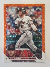 P.J. HIGGINS 2023 Topps Update ORANGE ICE FOIL PARALLEL #'d 242/299 Dbacks