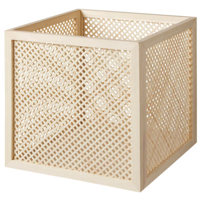 Einzigartige Optik Holz Aufbewahrungsbox Kompakt Organizer für Kallax Regal Wohndeko