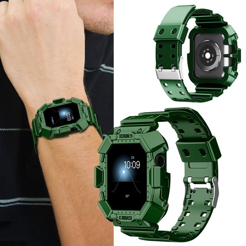 Correa de silicona cubierta completa para Apple Watch Ultra 2 1 Serie 9 8 7 6 5 4 SE - Imagen 19 de 25