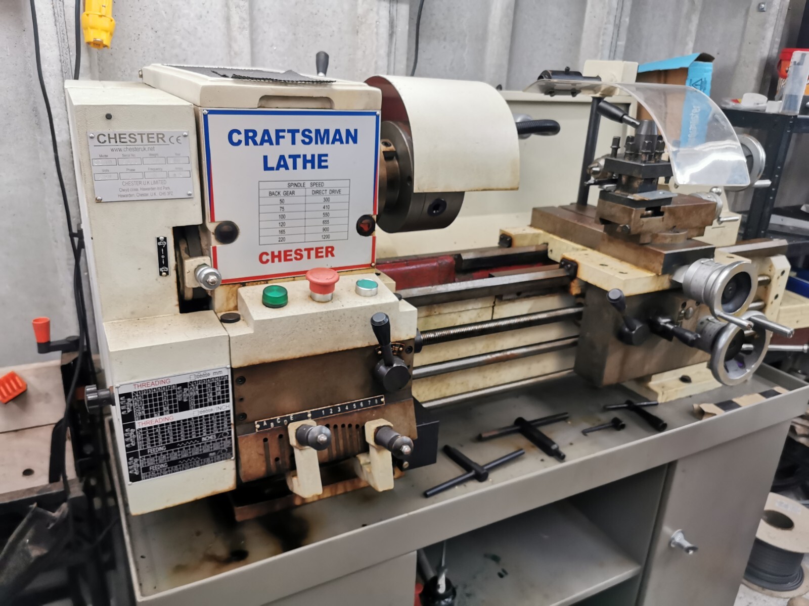 Chester Craftsman Lathe CZ300 eBay