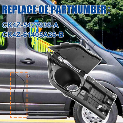 Fuel Filler Door Housing Gas Cap Cover Trim For Ford Transit 150/250/350 (2015-2023) - Direct Replacement 2015-2023 Transit Fuel Filler Cover - Foto 13