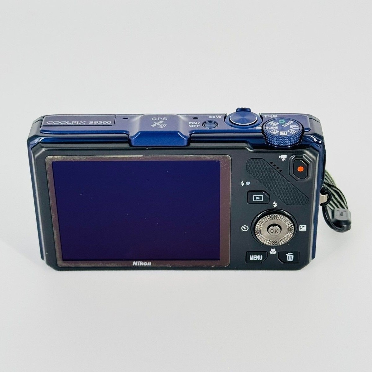 Nikon Coolpix S9300 Navy Blue Good 16.0MP Compact Digital Camera