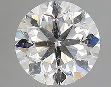 Cert. GIA 1.50 CT Round Brilliant Natural Mined Diamond Loose I color I1 clarity 3102.00 per carat