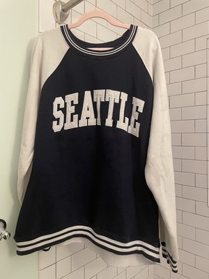 New York Popular SEATTLE Sweatshirt Unisex SZ 4XL Blue