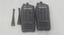 Lot of 2 Motorola XPR6580 Digital Radio AAH55UCH9LB1AN