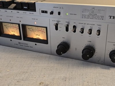RARE VINTAGE TEAC A-460 STEREO CASSETTE DECK - NEW BELTS/PLAYS/NO