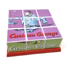 YOPLAIT YUMSTERS CURIOUS GEORGE BLOCK PUZZLE WITH TRAY