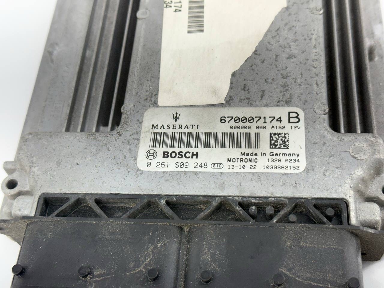14-17 Maserati Ghibli M157 3.0L ECU ECM Engine Computer Control Module Unit 443