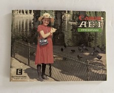 Canon AE-1 Program 35mm SLR Camera Owner's Manual Instructions