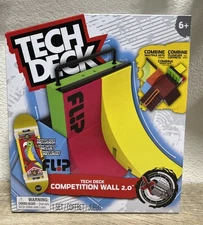 Tech Deck Competition Wall 2.0 Flip Set - New