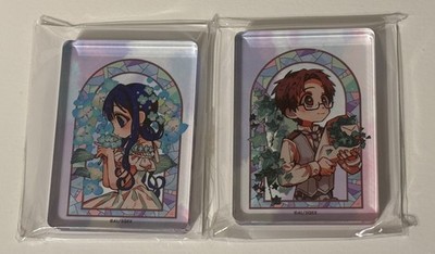 Jibaku Shonen Hanako-kun 10th Anniversary Museum Mini Acrylic Block Set of 2