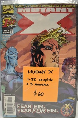 Mutant X 1-32 Complete +3 Annuals Marvel Comics