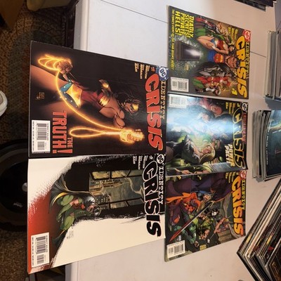 Identity Crisis Lot 4 #1, 2, 3, 4, 5, 2004 DC Green Arrow Green Lantern Comics