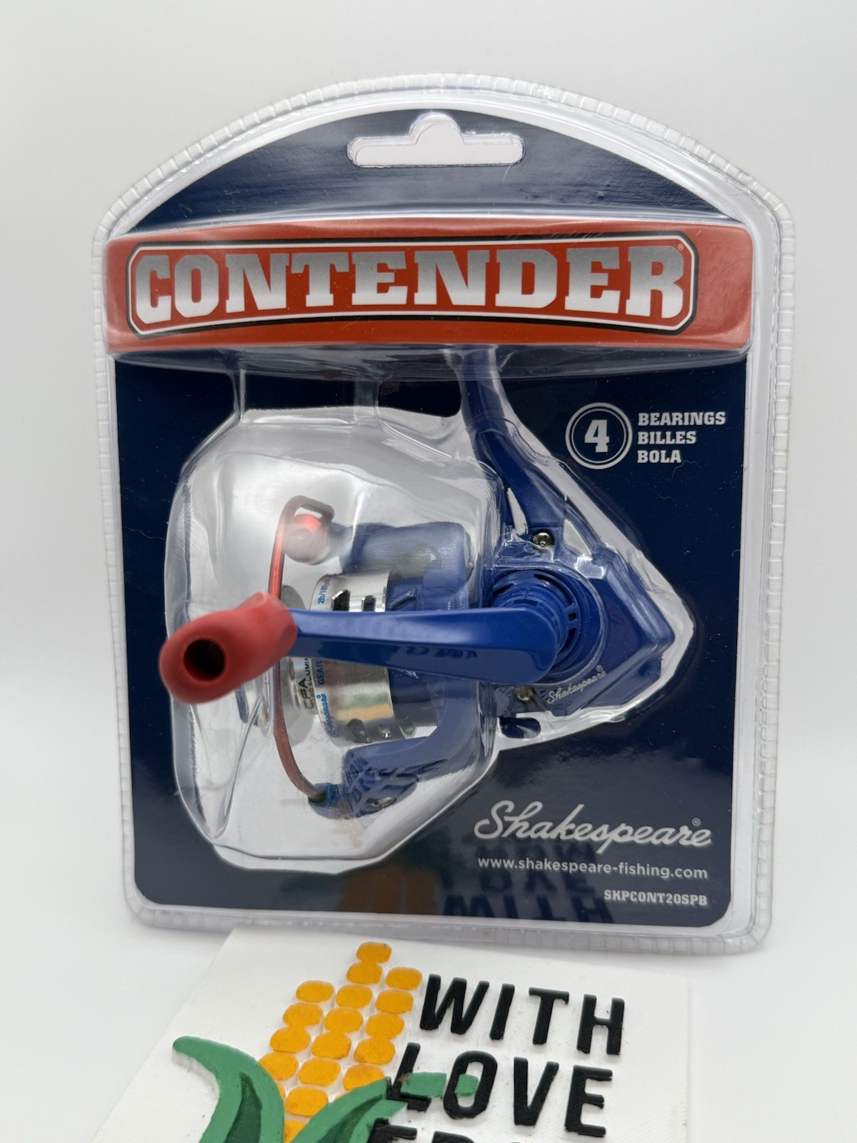 SEALED Contender Shakespeare Spinning Fishing Reel SKPCONT20SPB 4BBs Free Ship!