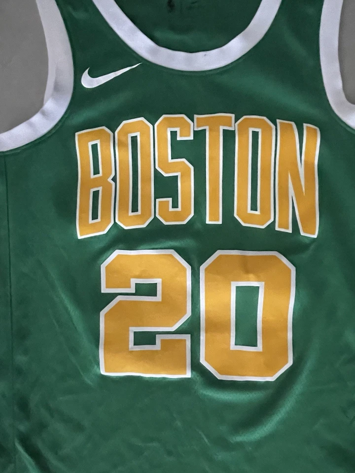 Camiseta Nike Swingman Gordon Hayward # 20 verde Boston Celtics tamanho 44 média Dri - Imagem 3 de 4