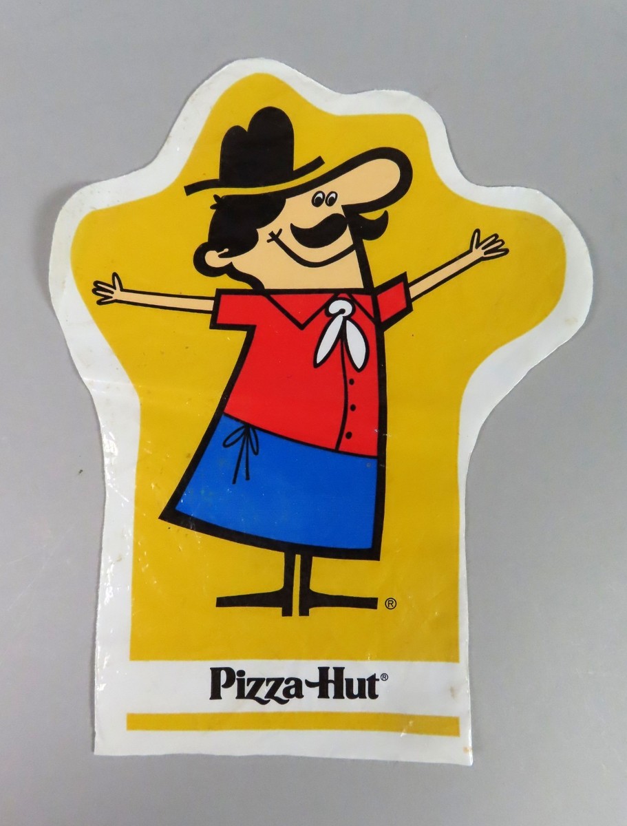 1970’s PIZZA HUT PETE ピザハット ピート ビンテージ Pizza Hut Pete Plastic Hand Puppet Vintage 1970s Restaurant