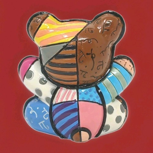 1st EDITION 2010 ROMERO BRITTO MINI "LOVE BEAR" ITEM # 14072 - Bild 2 von 3