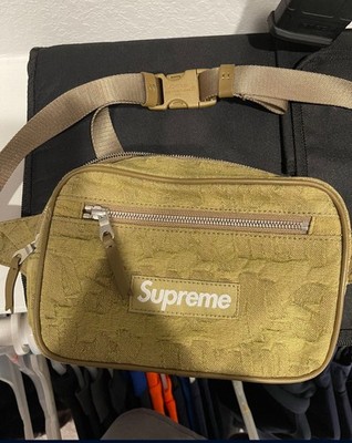 Supreme Fat Tip Jacquard Denim Waist Bag NEW