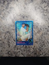 2022 Topps Heritage High Number - Clayton Kershaw #725 Chrome Blue Sparkle